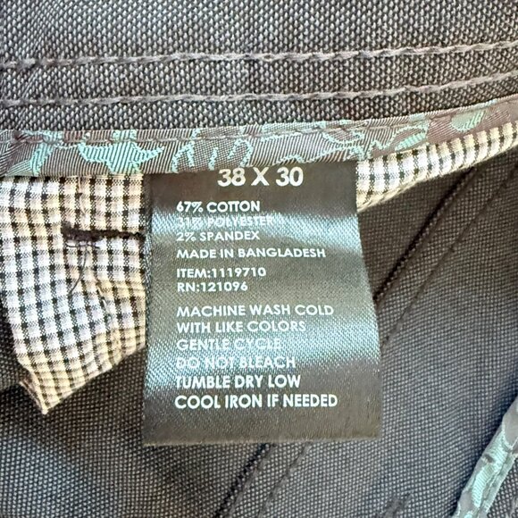 English Laundry Pants Mens 38x30 Gray 5 Pocket Straight Leg Comfort Chino - Picture 7 of 13